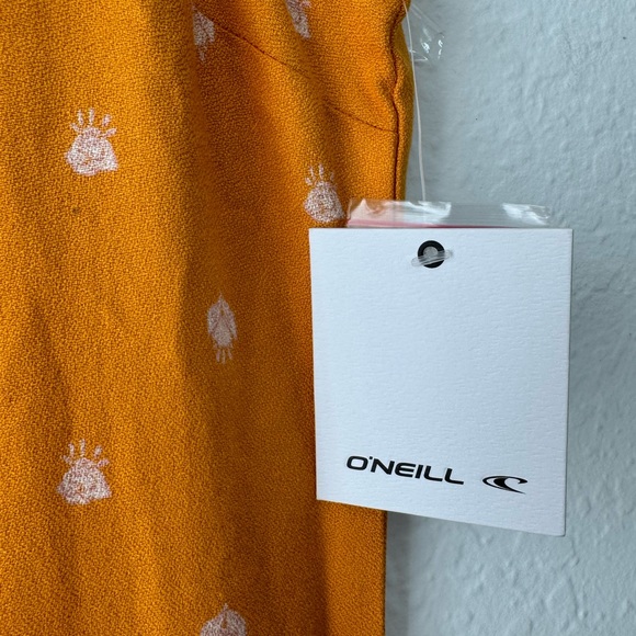 O’NEIL Women’s Yellow Floral Print Sleeveless Minidress XL NWT - Picture 10 of 15